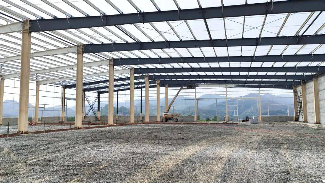服務建支點，沖刺‘雙過半’丨竹溪茶產業超級工廠項目建設‘火力全開’